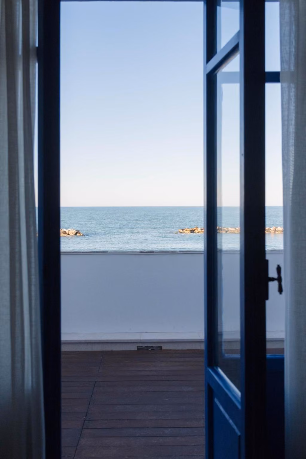Suite Trabocchi Deluxe con balcone e vista mare a Le Vajane, Costa dei Trabocchi